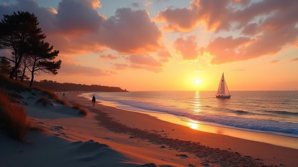 Admirez le coucher de soleil sur les spots de l'île d'Oléron